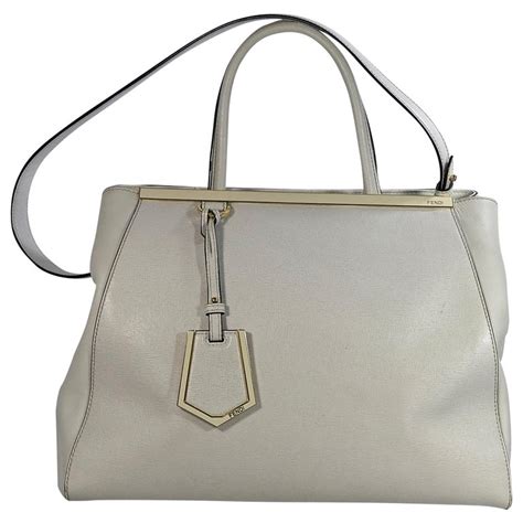 light beige fendi leather 2jours tote bag|Fendi 2Jours Tote Bags for Women for sale .